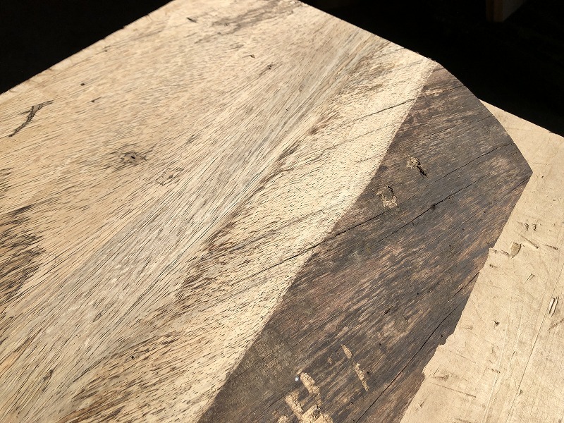 送料無料！！【S47A】ゼブラウッド 700×290～330×59㎜ 板材 乾燥材 木工 DIY 材木 天然木 無垢材 《銘木すずめや》_画像6