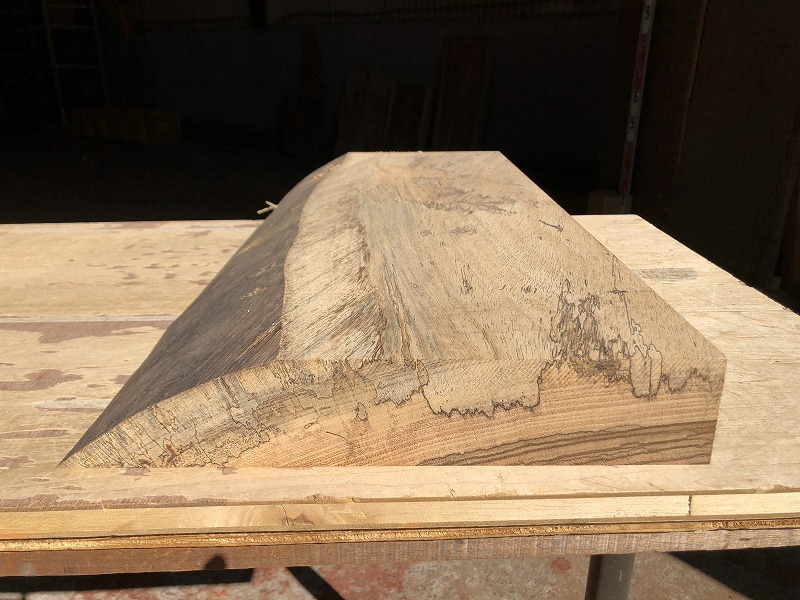 送料無料！！【S47A】ゼブラウッド 700×290～330×59㎜ 板材 乾燥材 木工 DIY 材木 天然木 無垢材 《銘木すずめや》_画像9