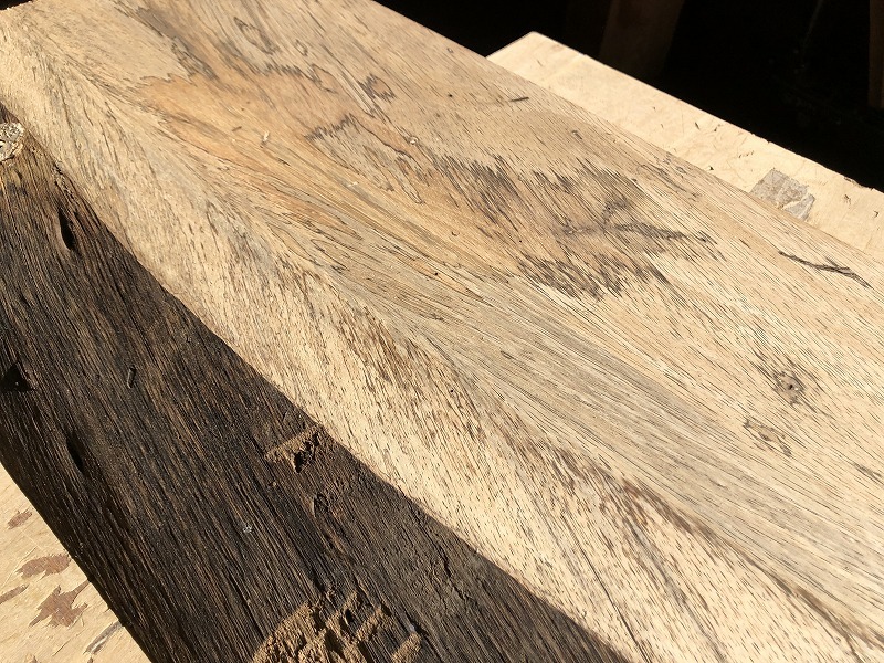送料無料！！【S47A】ゼブラウッド 700×290～330×59㎜ 板材 乾燥材 木工 DIY 材木 天然木 無垢材 《銘木すずめや》_画像10