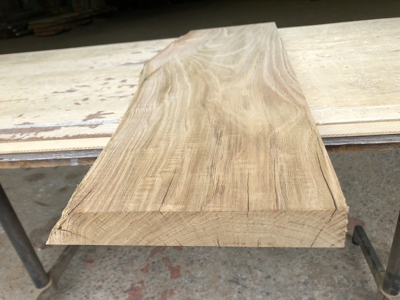 送料無料！！【S208B】栗 645×～240×30㎜ 板材 乾燥材 木工 DIY 材木 天然木 無垢材 《銘木すずめや》_画像6