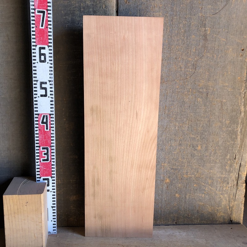 送料無料！！【S326C】チェリー 678×218×57㎜ 乾燥材 木工 DIY 材木 天然木 無垢材 板材《銘木すずめや》_画像6