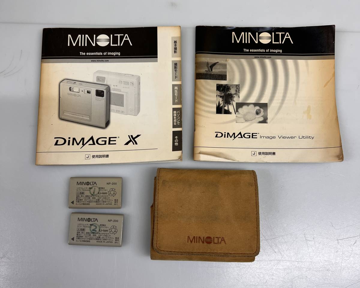 ミノルタ（KONICA MINOLTA ）　DiMAGE X　コンパクトデジタルカメラ　シルバー　【ジャンク品】_画像7