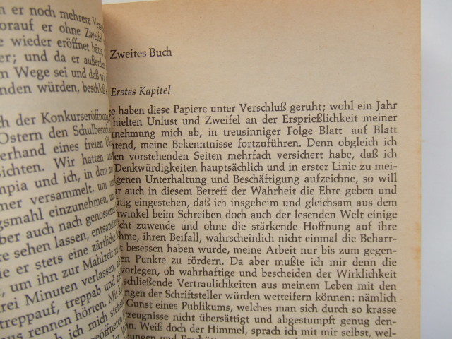 Bekenntnisse des Hoschstaplers Felix Krull by Thomas Mann ドイツ語 ペーパーバック洋書_画像4