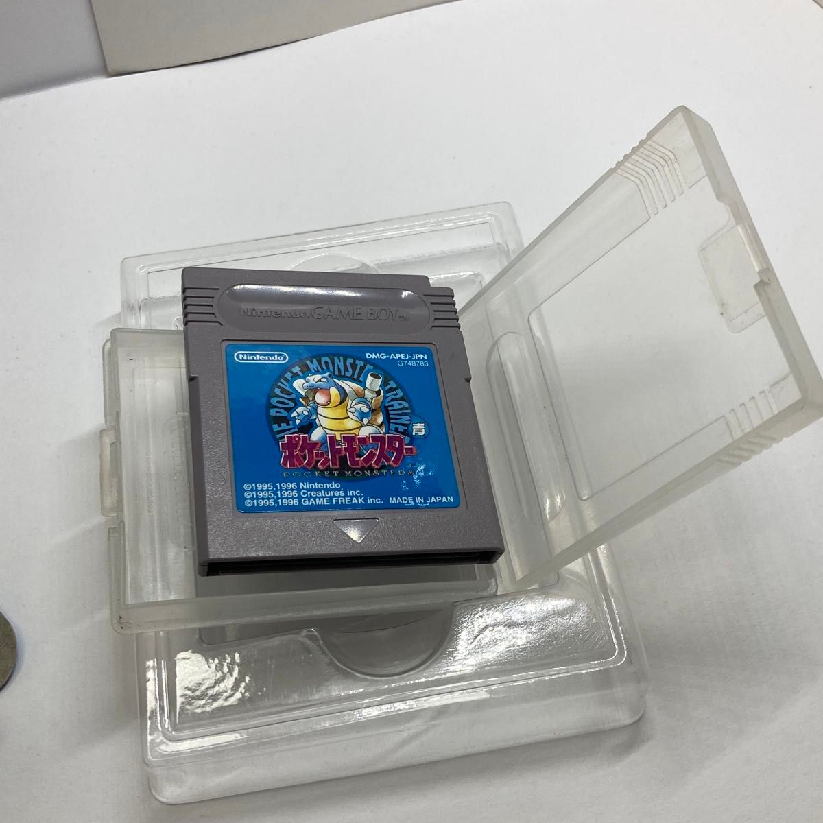 ゲームボーイ ポケモン ソフト ポケットモンスター青 ポケットモンスター　【中古ゲームボーイソフト】 ポケットモﾝ 青