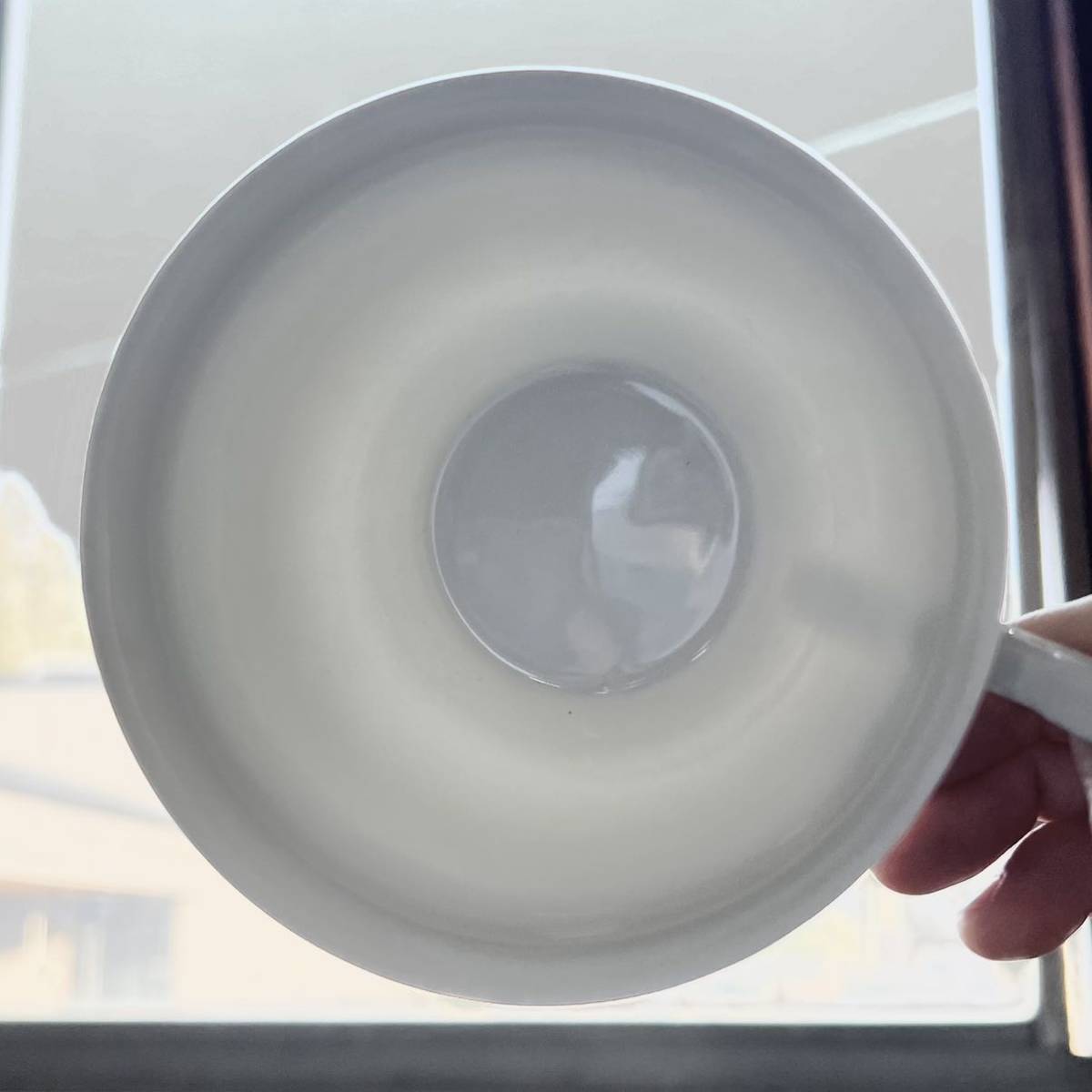 2個set 良デザイン ティーカップ 150ml デットストック 白磁 陶器　検: コーヒー 薬草 ハーブティー レトロ ビンテージ アンティーク_画像7