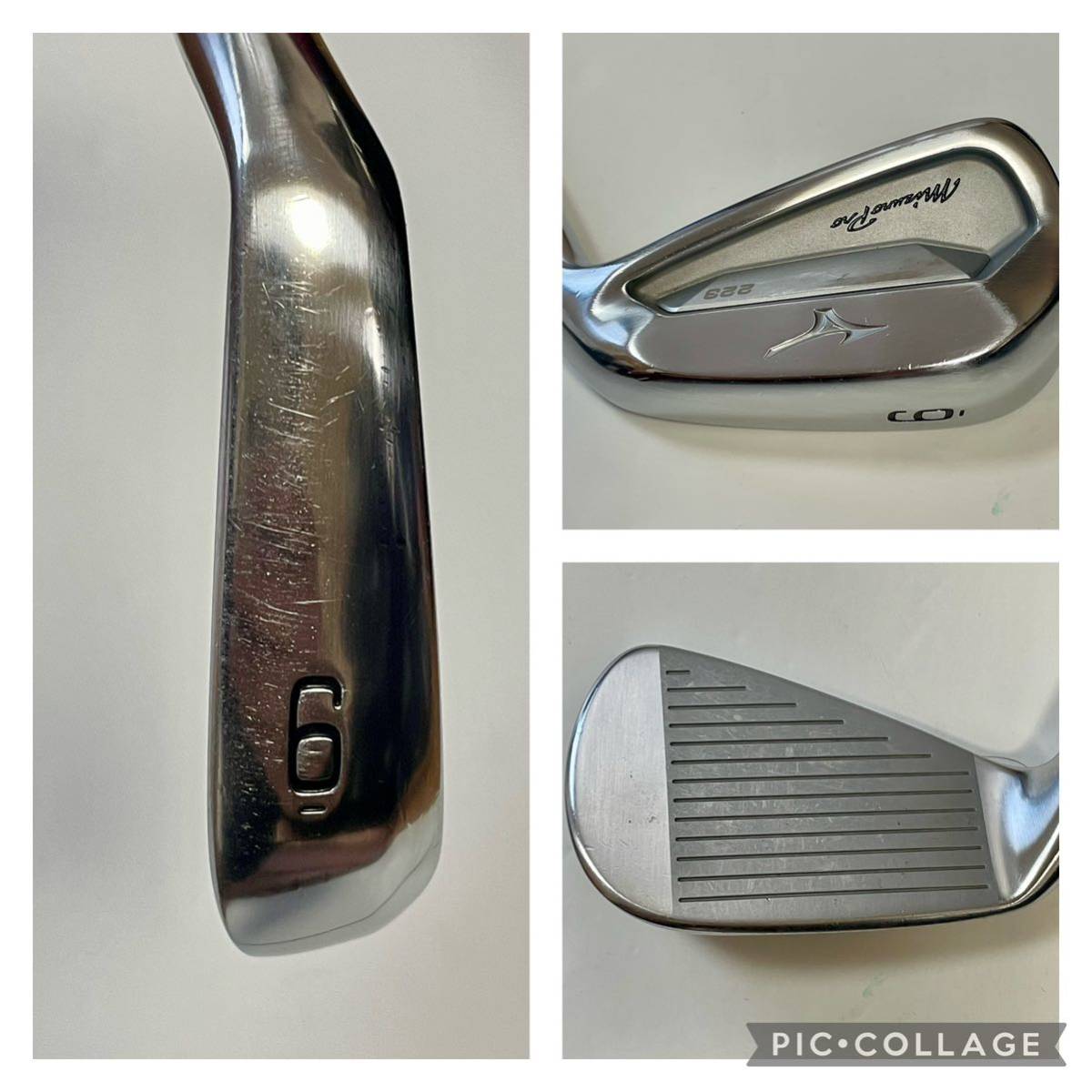 【最終値下げ】2022年モデル ミズノ Mizuno Pro 223 ミズノプロ223 アイアン5本セット ＃6〜9、PW _画像2