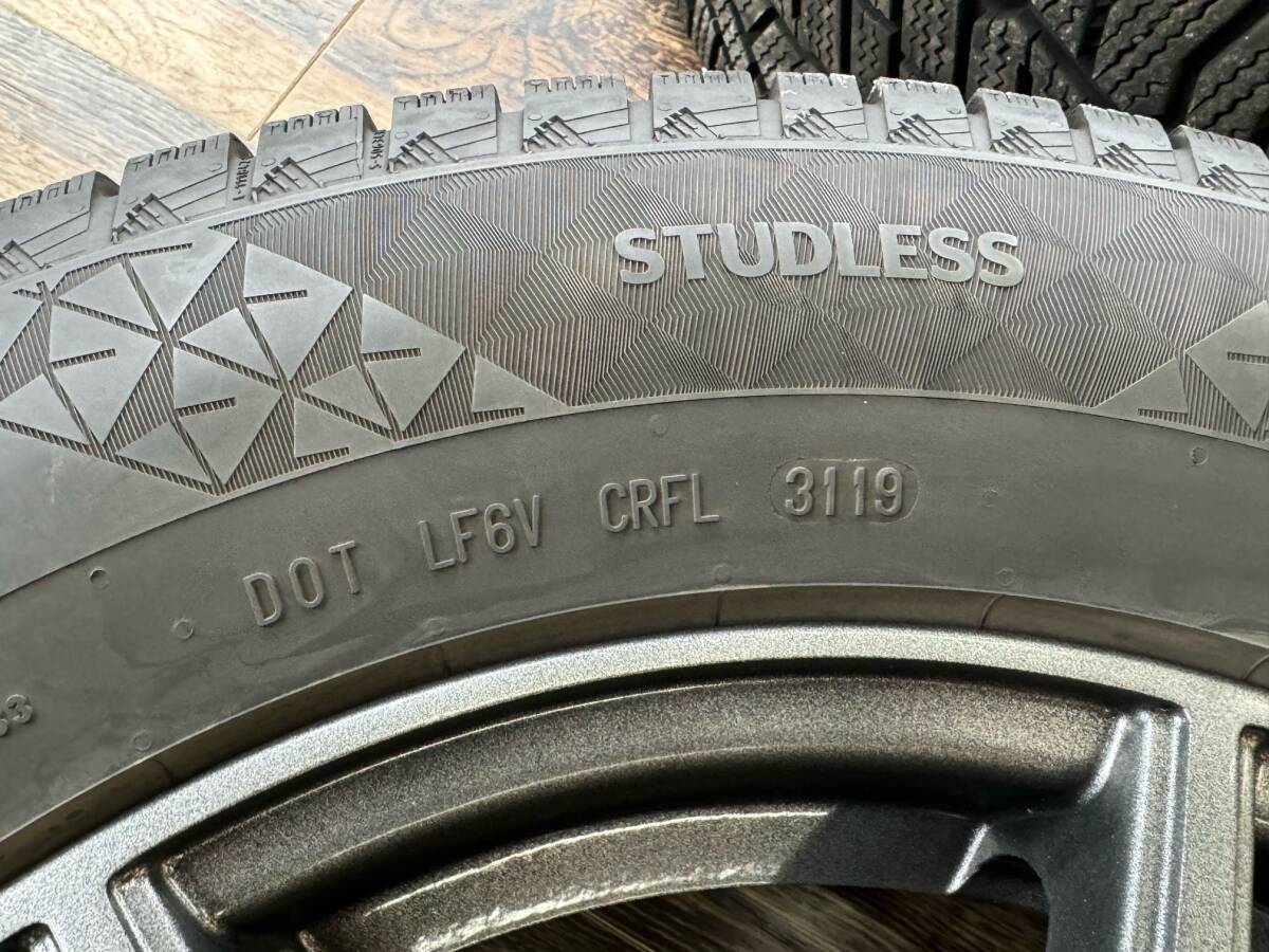 30アルファード　ヴェルファイア　１６インチ　スタッドレスタイヤセット　215/65Ｒ16　ノースコンタクト6　2019年製_画像7