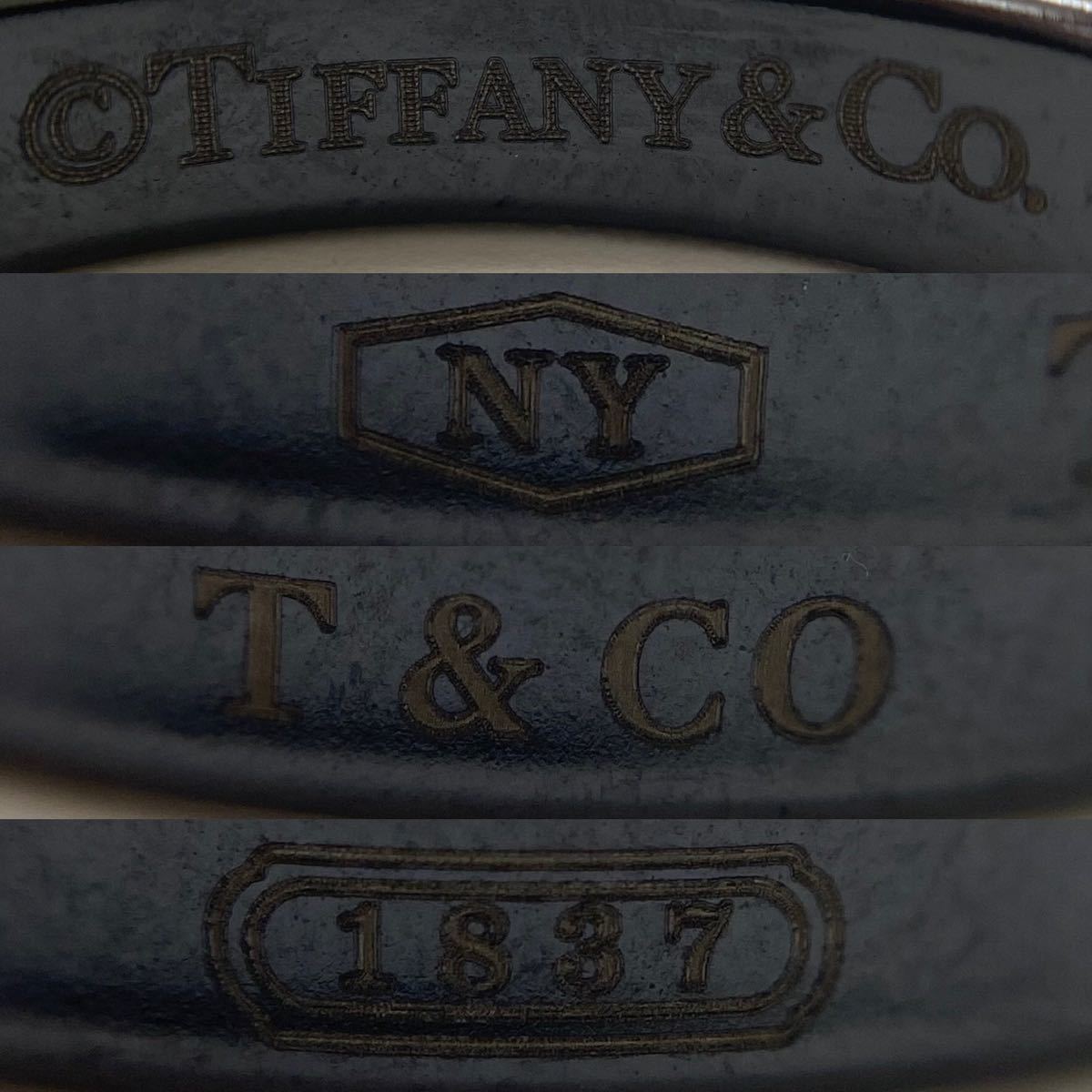 TIFFANY&Co. ティファニー リング ナロー 1837 チタン ファッション アクセサリー P397_画像5