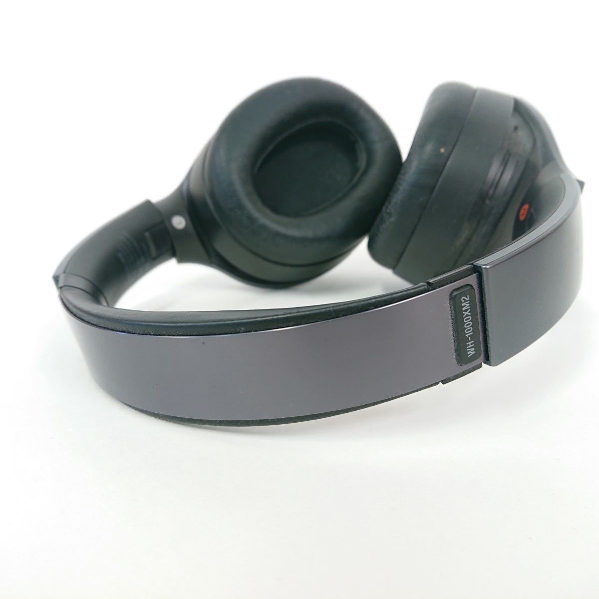 【音出し◎】『SONY ソニー WH-1000XM2 ヘッドセット ワイヤレス ノイズキャンセリング ヘッドホン ブラック 取説付き』イヤホン Bluetooth_画像7