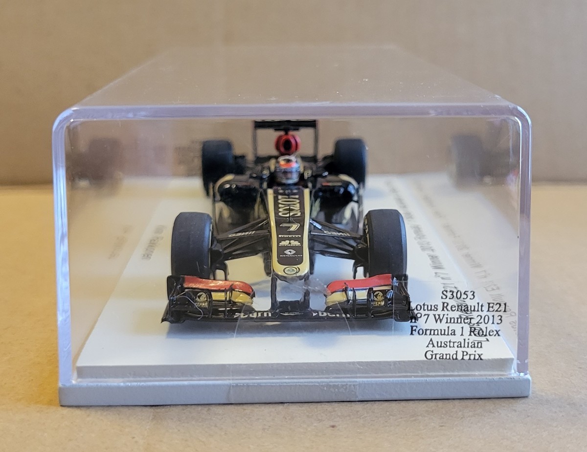 1/43 Lotus E21 No.7 2013 Kimi Raikkonen winner Australian GP 1/43 Lotus E21 No.7 2013 Kimi Raikkonen winner Australian GP
