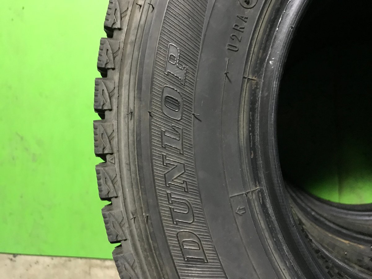 管理番号：C2-2-3●【送料無料！4本セット】145R12 6PR LT DUNLOP WINTERMAXX SV01 2018年製 山あり /冬タイヤ/適格請求書発行可能の画像3