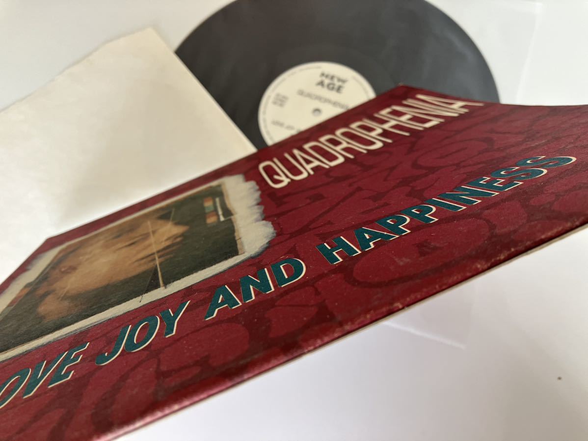 【伊Ori】QUADROPHENIA / Love Joy And Happiness(Accapella,Sax Ver,Dub,Inst)12inch NEW AGE ITALY AGE302 90年ITALO HOUSE,SAX HOUSE,_画像4