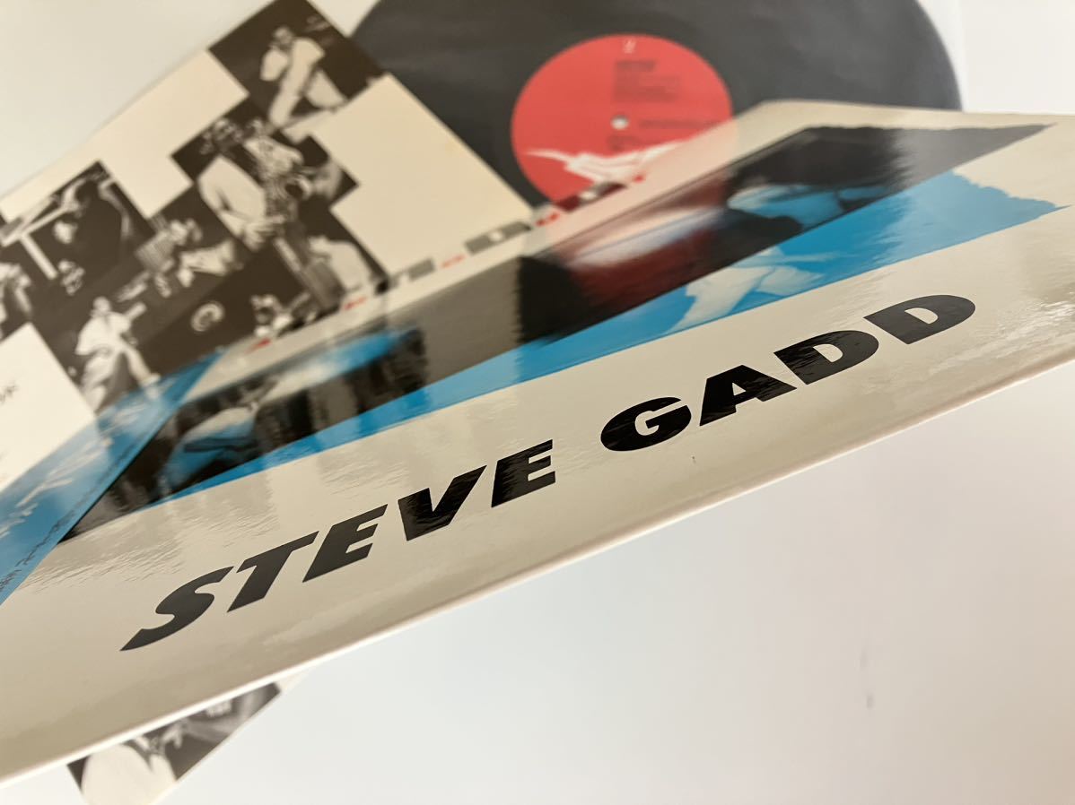 スティーヴ・ガッド Steve Gadd / GADD ABOUT 帯付LP K28P6314 84年初リーダー作,David Mattews,Richard Tee,Lew Soloff,George Young,_画像6