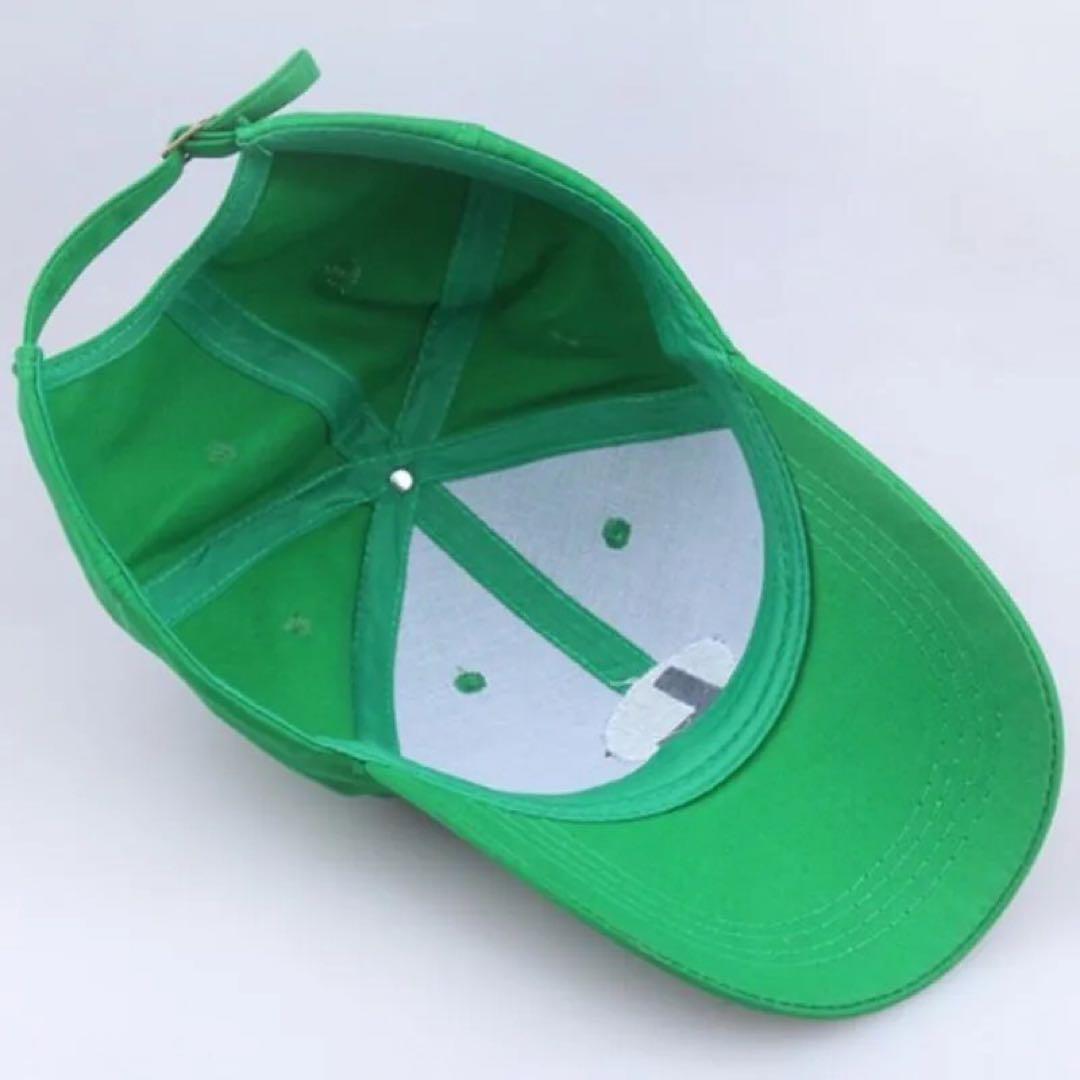 マリオ ルイージ キャップ帽子 子供用 大人用 コスプレ 仮装 2点セットの画像5