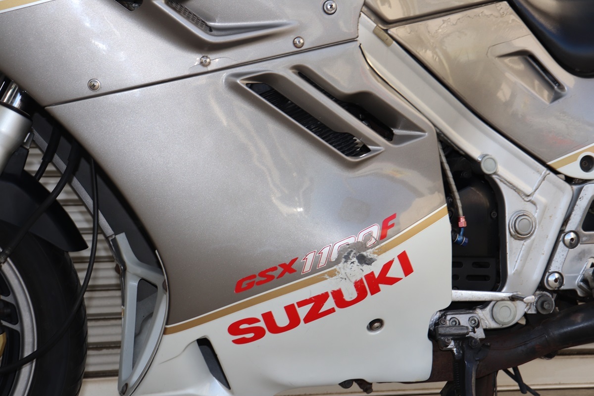 GSX1100F GV72B油冷1988年式 埼玉県本庄市/GSX-R ハヤブサ GSX1100Sカタナ ZX-10_画像9