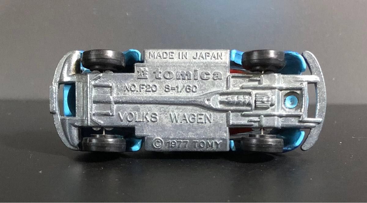 トミカ 青箱 F20 フォルクスワーゲン 1200LSE 1/60 水色/青 トミカ 青箱 F20 フォルクスワーゲン 1200LSE 1/60 水色/青