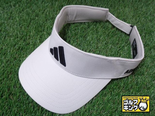 GK栄三越■ 279 【新品】アディダス◆サイドロゴバイザー◆IN2724◆ホワイト×ブラック◆サンバイザー◆adidas◆人気◆おすすめ◆お買い得_画像1