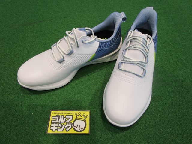 GK尾張旭◇ 新品568 フットジョイ◆55429 24フューエルフラッシュレース◆WH◆BL◆ホワイト◆ブルー◆27.5cm◆シューズ◆