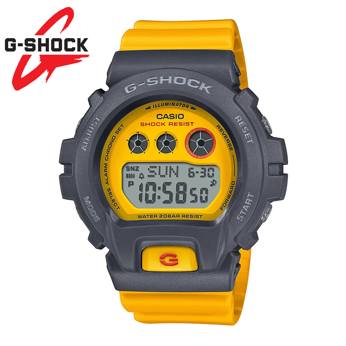 カシオ ジーショック 小さめ ボーイズ ジェイソン イエロー 三つ目 デジタル GMD-S6900Y-9 CASIO Gshock 黄色 ユニセックス レディース_画像1