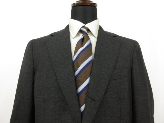 HH [ Beams F BEAMS F] wool single 3 button step return . suit ( men's ) size50 charcoal gray series weave pattern 21-17-1505-264 #28RMS7709#