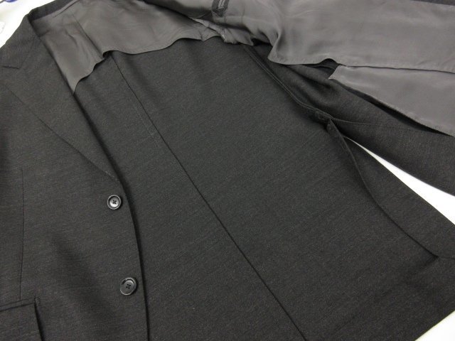 HH [ Beams F BEAMS F] wool single 3 button step return . suit ( men's ) size50 charcoal gray series weave pattern 21-17-1505-264 #28RMS7709#