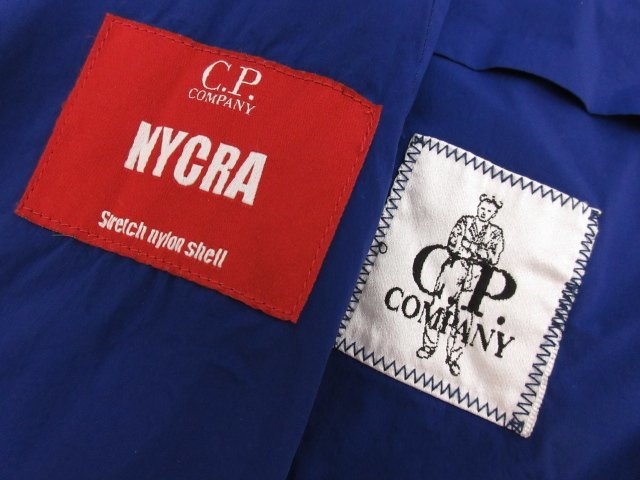 超美品【C.P. Company シーピーカンパニー】NYCRA 16SCPUK04296 フード付 ナイロンモッズコート (メンズ) size50 ブルー系 ■17MW2999■_画像7