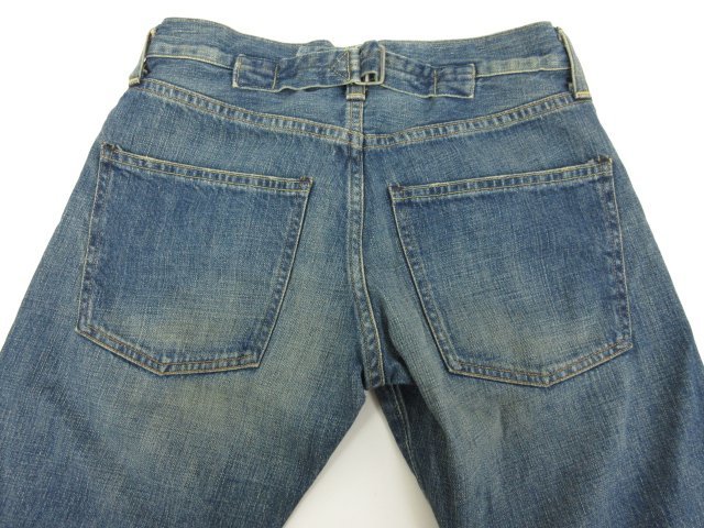 【レッドカード RED CARD】 ヴィンテージ加工 ストレートジーンズ RC-001-2 (レディース) size28 インディゴ ■5LP2374■_画像6