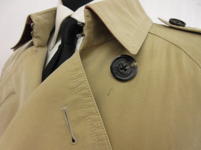 【ブラックレーベルクレストブリッジ BLACK LABEL CRESTBRIDGE】51A21-102-44 ベルト付トレンチコート(メンズ) sizeM ベージュ■17MW3012■_画像4