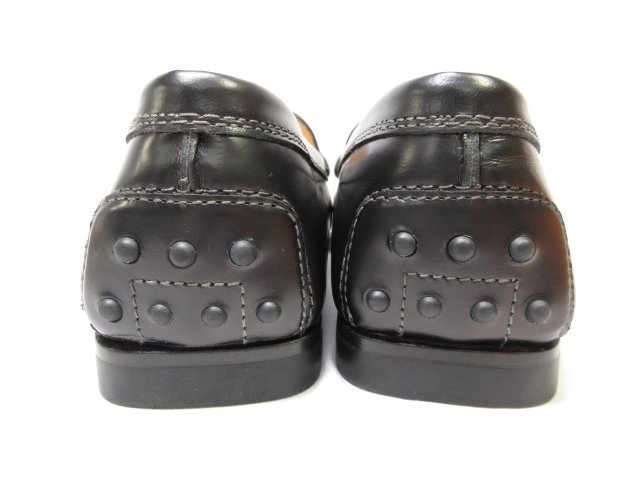 未使用品【トッズ TOD'S 】 レザー スリッポン ローファー 靴 (レディース) size37 黒■18LZ4407■_画像8