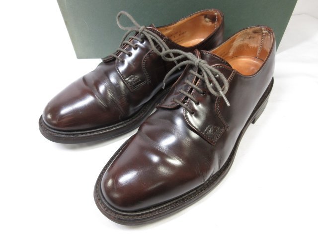 【アルフレッドサージェント Alfred sargent】 3181/40M プレーントゥ 外羽根 ドレスシューズ 靴 (メンズ) size6 茶系 ■18MZA4704■_画像1