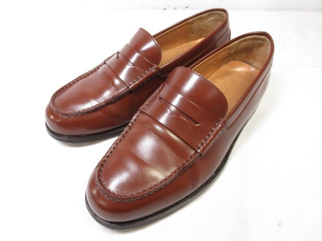 【トッズ TOD'S】 レザー ローファー スリッポン 紳士靴 (メンズ) size7.5 ブラウン系 ■18MZA4736■_画像1