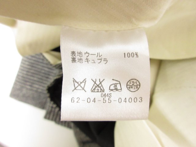 超美品【ロータ Rota】千鳥織柄 パンツ ウールタックスラックス (メンズ) size52 ブラック×ホワイト イタリア製 ■29MPA0395■の画像9