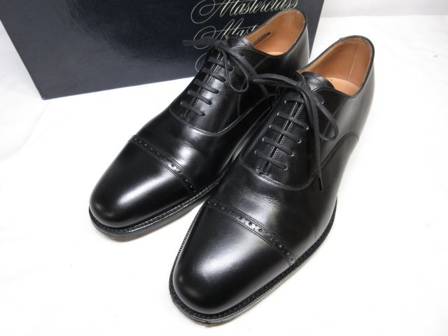 超美品 【チャーチ Church’s】フィリップ PHILIP 4都市 パンチドキャップトゥ シューズ 紳士靴 (メンズ) size70G ブラック■30MZA4791■_画像1