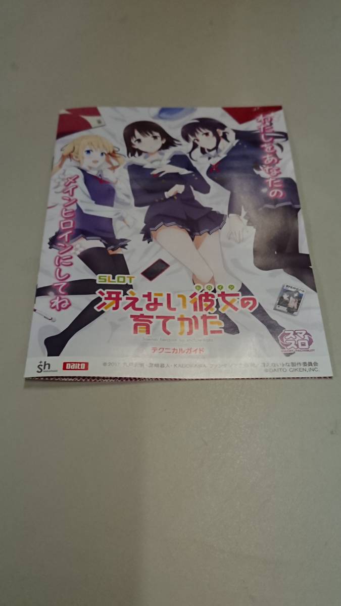 ☆送料安く発送します☆パチスロ 冴えない彼女の育てかた☆小冊子・ガイドブック10冊以上で送料無料です☆47の画像1