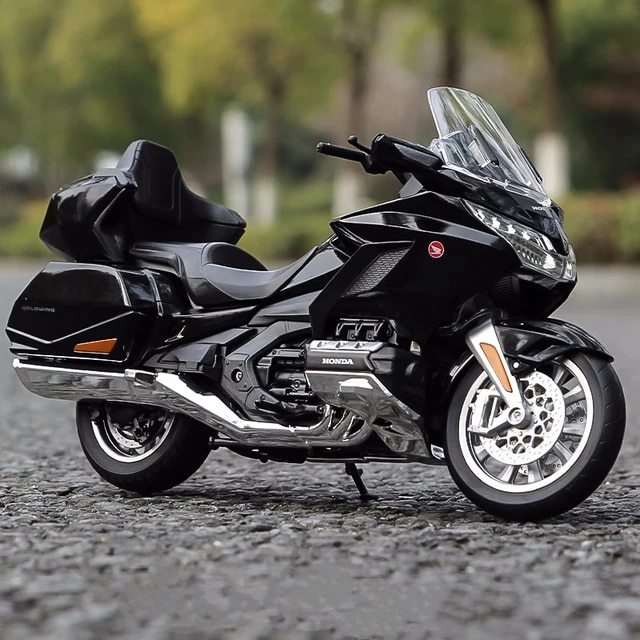 ★ 価格調整 バイク ミニカー 合金 1/12スケール Honda Gold Wing オートバイ 可動 ホンダ ゴールドウィング ダイキャス 赤 黒 G115 G152_画像2