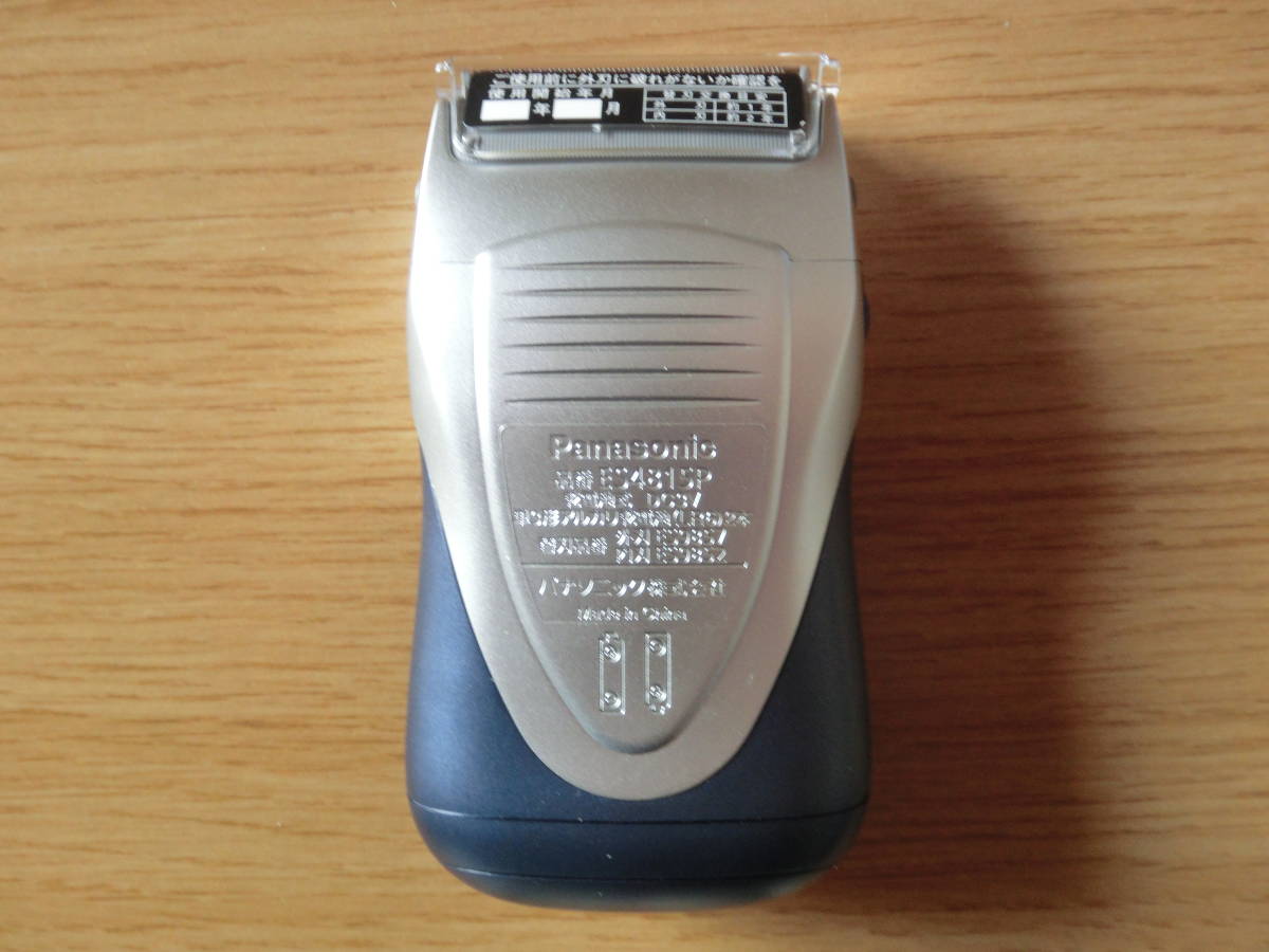未使用品 Panasonic パナソニック 電気シェーバー ES 4815P 乾電池式 2枚刃 電気カミソリ_画像3