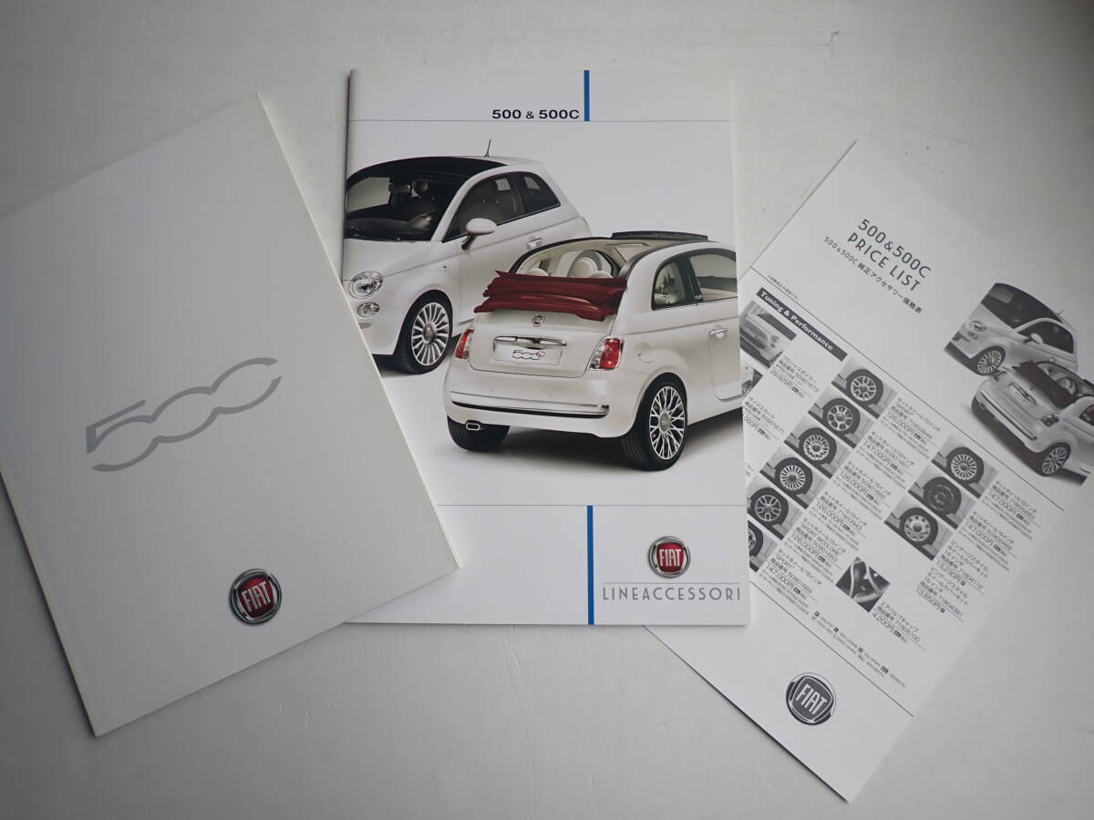 *[ Fiat 500/500S/500C] main catalog together /2013 year 4 month /OP catalog ( price table ) attaching / postage 185 jpy 