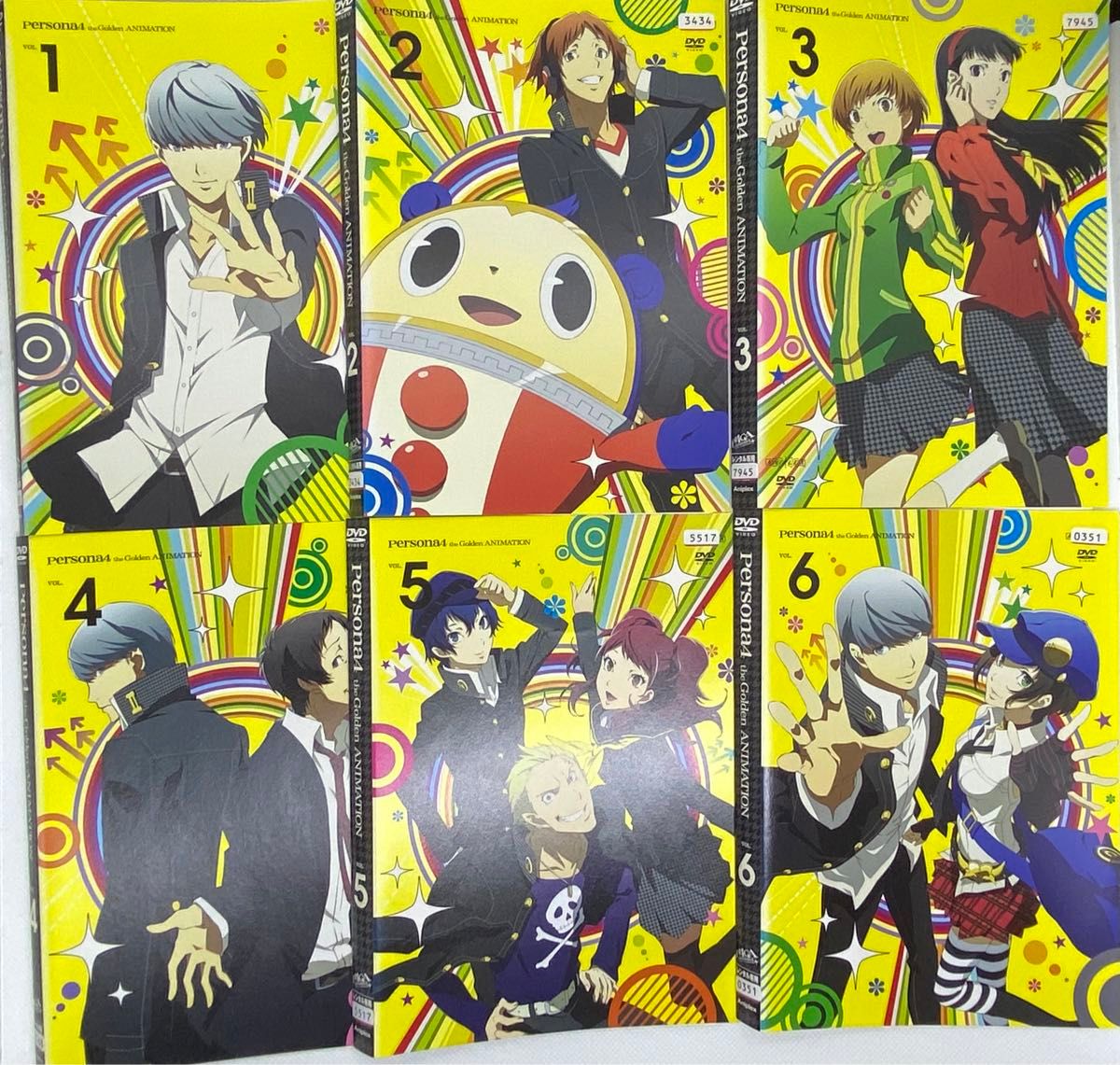 Persona4 the ANIMATION ペルソナ4 TVアニメシリーズ1＋2期　レンタル落ちDVD　全16巻