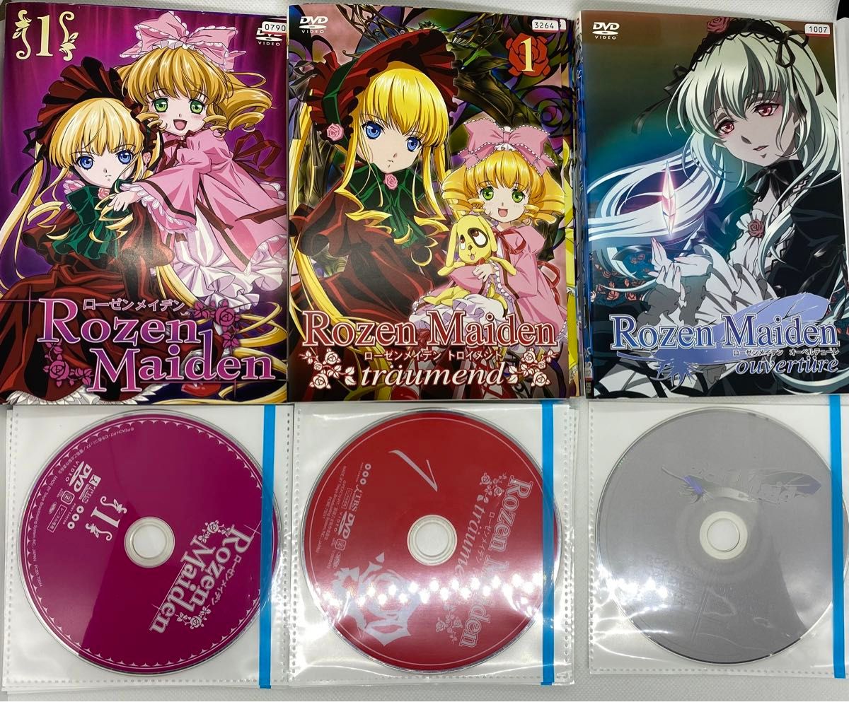 ローゼンメイデン　RozenMaiden 旧TVシリーズ1〜2期＋特別編　レンタル落ちDVD　全11巻