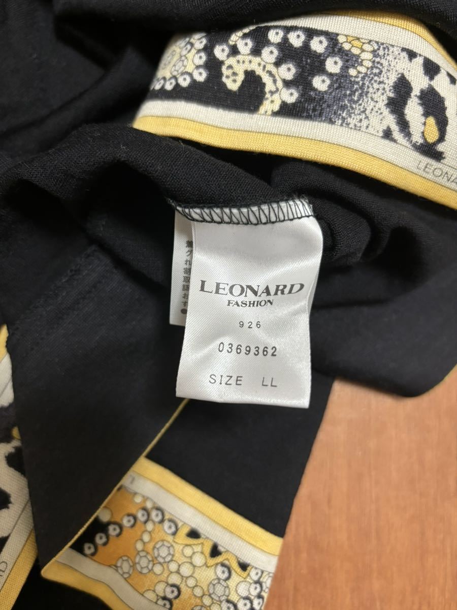 ［LEONARD FASHION］レオナール　レディース　トップス　長袖　ブラック系　LL Y2524_画像7