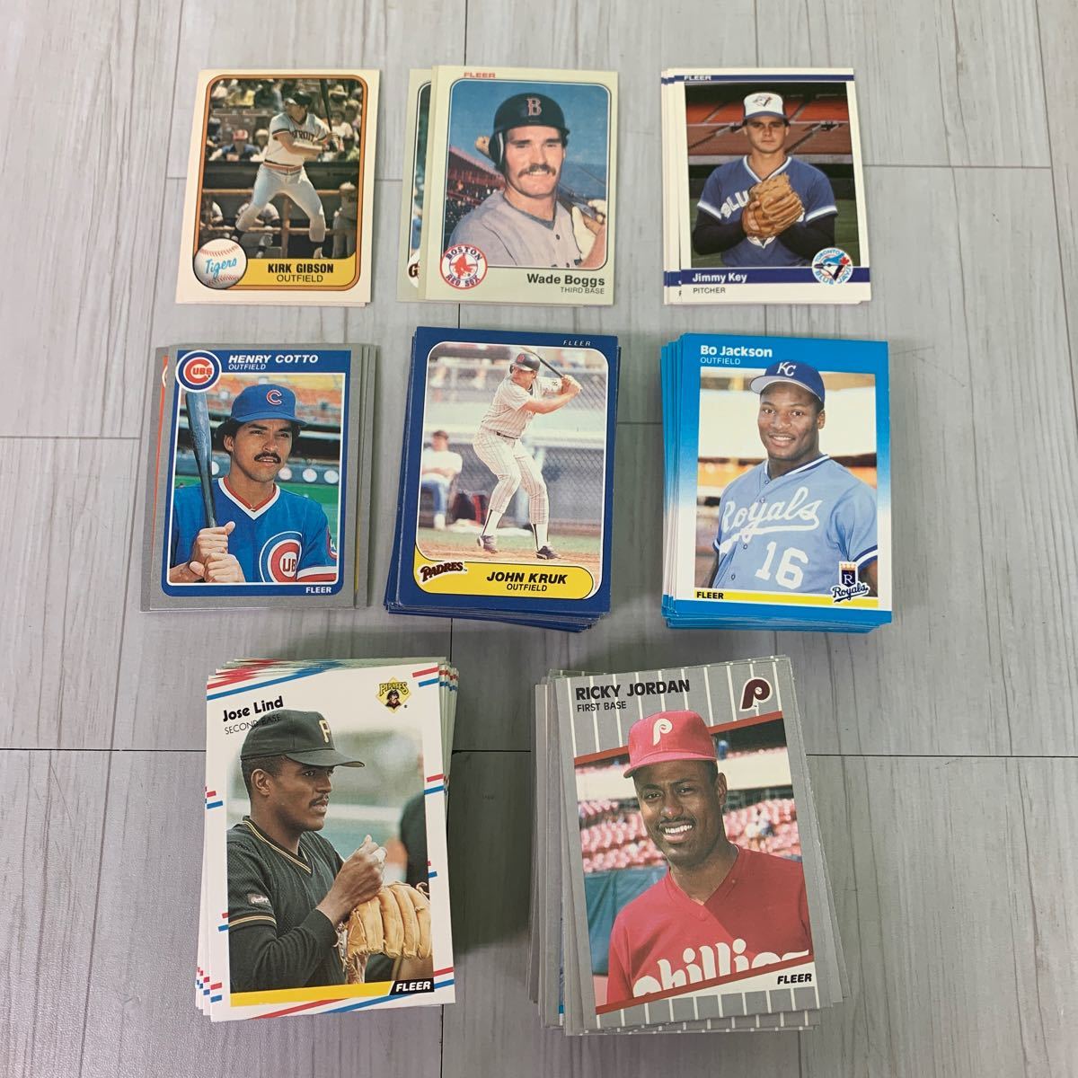 FLEER 野球 MLBカード 1980年代 約320枚_画像1