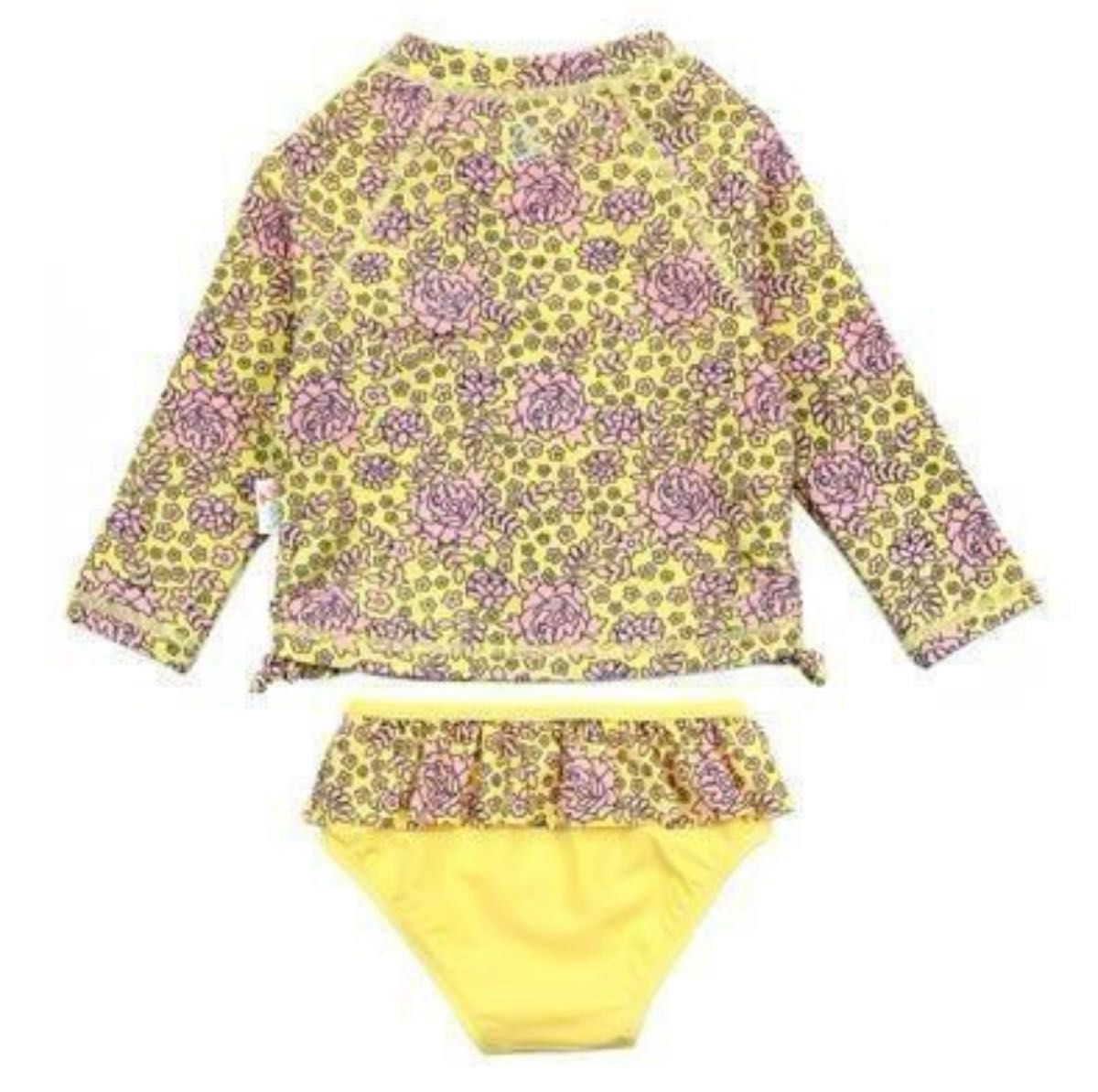 SwimZip スイムジップ セット 水着 Disty Floral 2歳 85 90 ラッシュガード フリル アメリカ USA