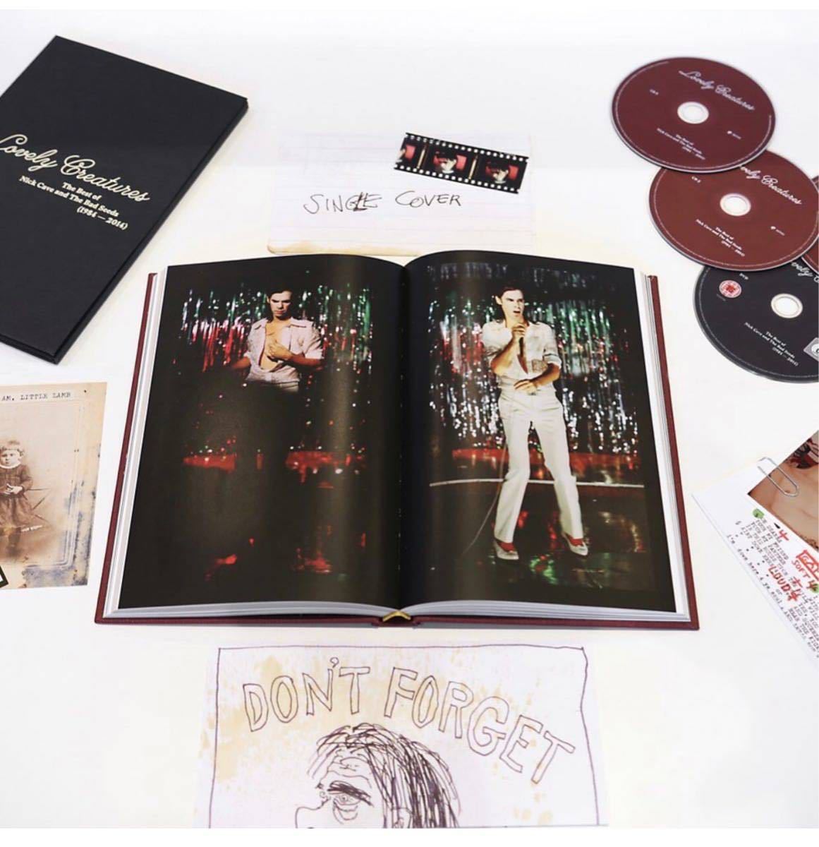 ニックケイブ　ベスト　完全限定盤　NIICK CAVE & THE BAD SEEDS LOVELY CREATURES 1984-2014 3CD 1DVD 激レア盤　ハードブック仕様_画像10