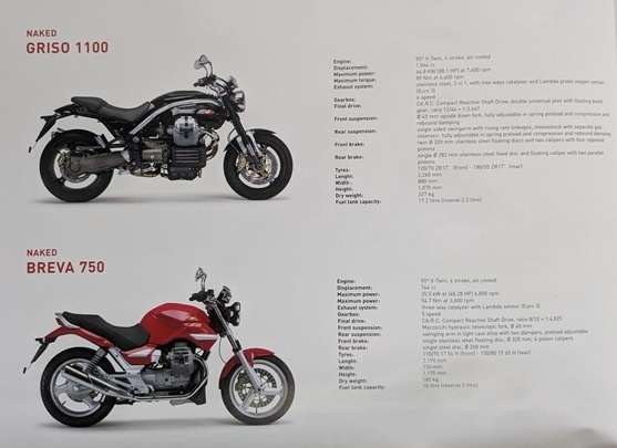 モトグッチ　総合カタログ(ハードケース)　車体カタログ　norge1200　GRISO1100　MOTO GUZZI　古本・即決・送料無料　管理№ 6676 CB03_画像6