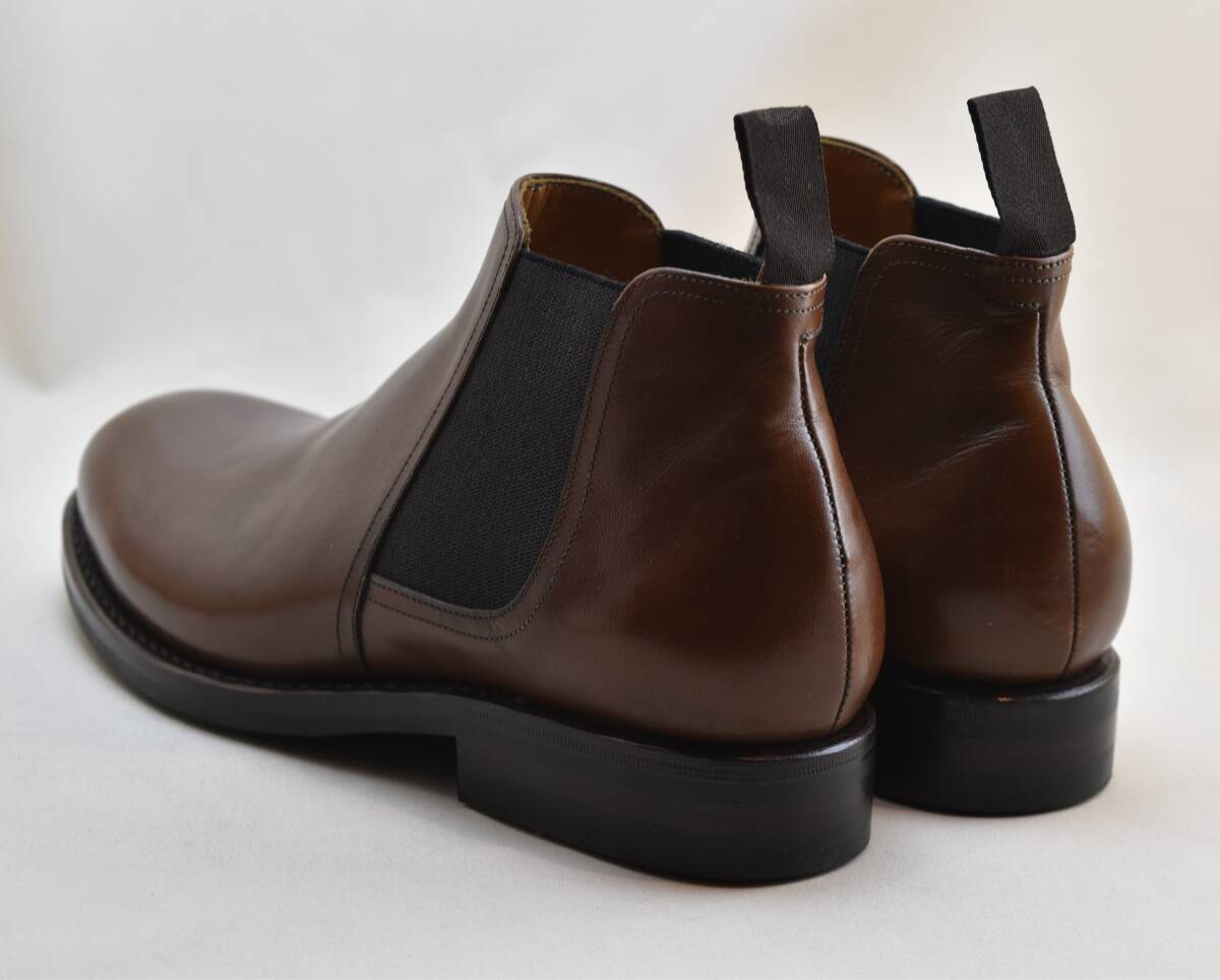 JALAN SRIWIJAYA ジャランスリワヤ グッドイヤー式　CHELSEA BOOT　ショートサイゴア　茶カーフ　98822-8　26.5-27cm相当　未使用品_画像4