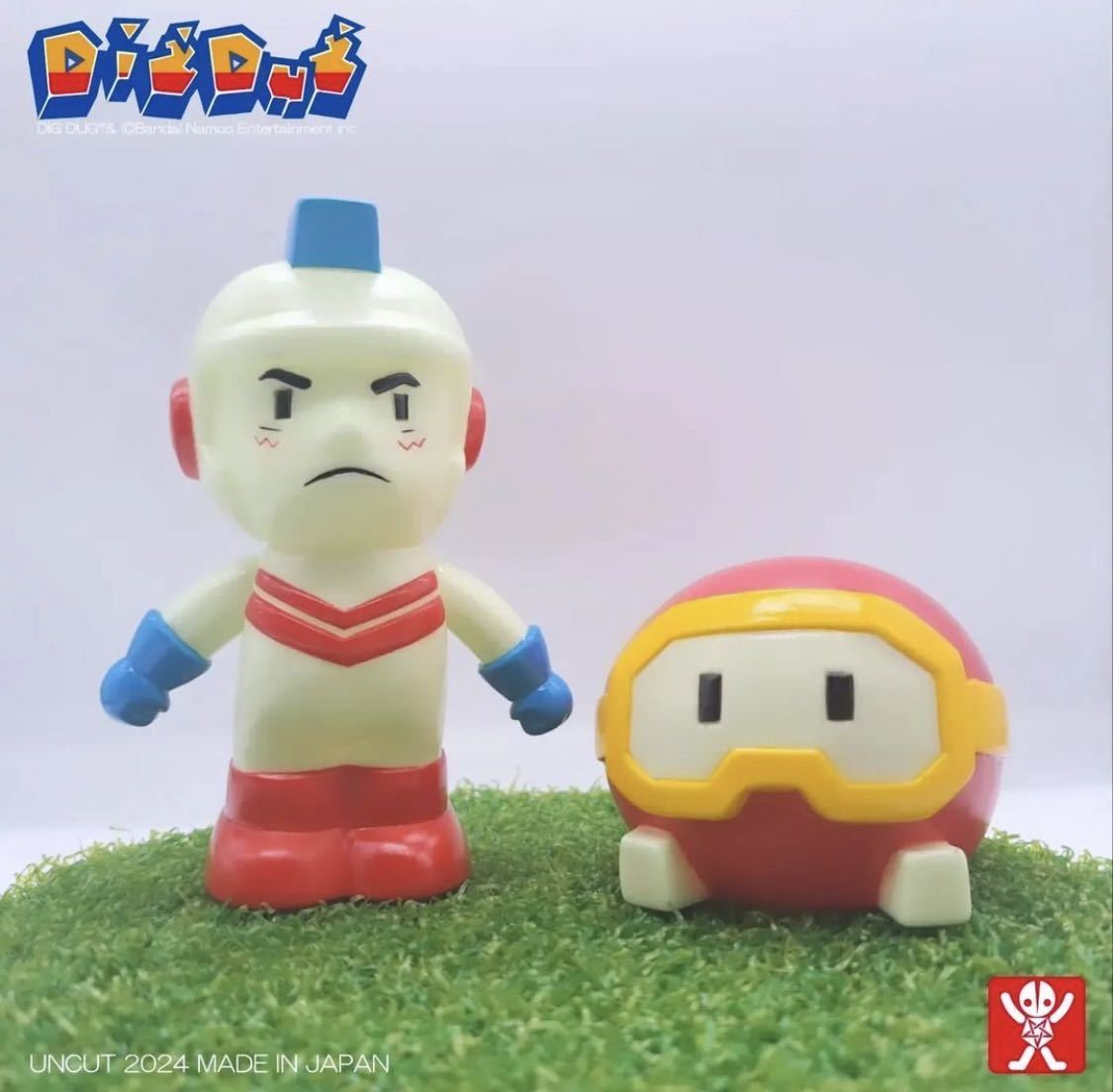 ★ UNCUT TOY DIG DUG ディグダグ & プーカァ アーケードver GID ★ 検)ワンフェス2024冬 WF bandai namco paralyzing toyz DIGDUG 蓄光_画像はイメージです