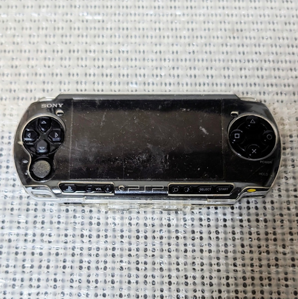 1円　PSP 3000 本体　プレイステーションポータブル 本体　ブラック　動作未確認　現状品_画像8
