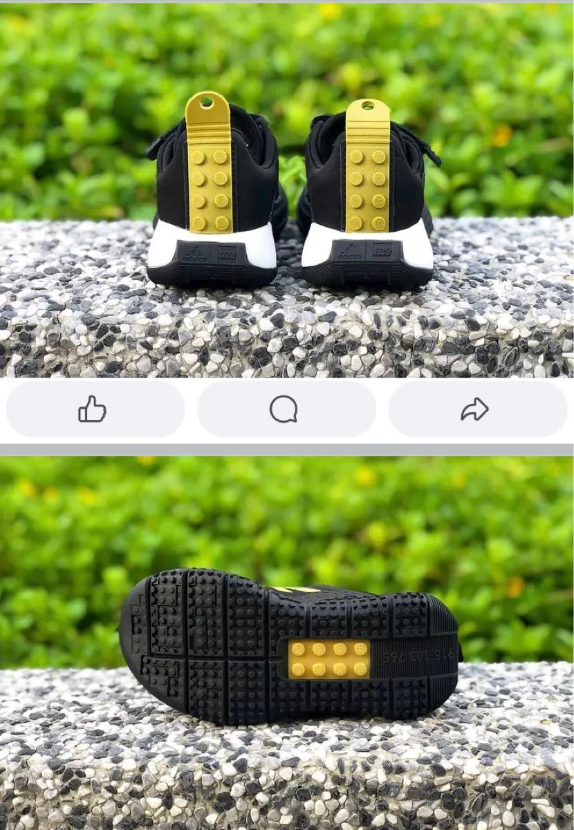 レア　adidas LEGO コラボ キッズ スニーカー 17cm アディダス レゴ FY8443