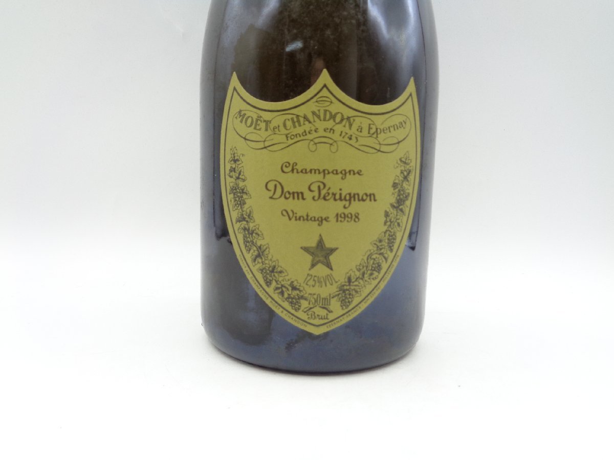 【1円】～ Dom Perignon 1998 ドンペリニヨン シャンパン 箱入 未開封 古酒 750ml 12,5% ※液面低下 X259135_画像6
