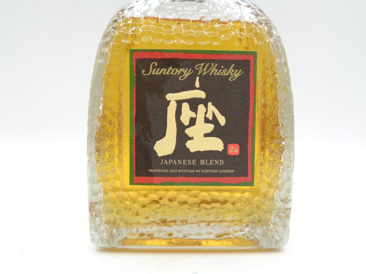 SUNTORY WHISKY サントリー ウイスキー 座 国産 JAPANESE 未開封 古酒 700ml 40% X258454_画像5